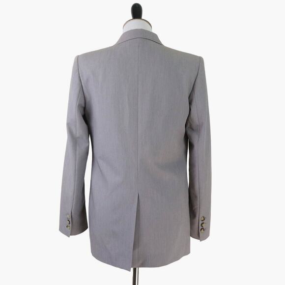Laveer Size 2 Longline Single Breasted Blazer Jacket Light Gray - Picture 4 of 10